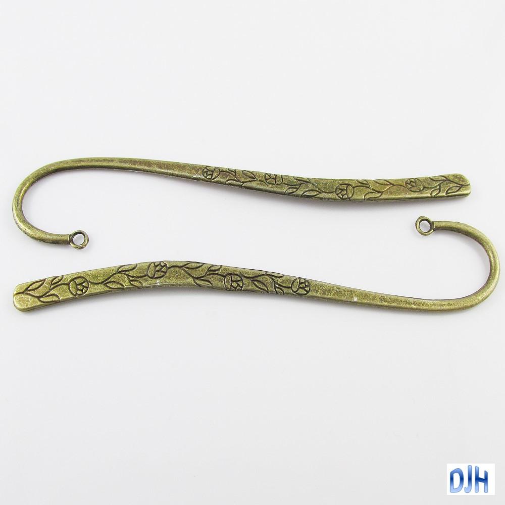 Bulk Flower Vine Bookmark 120mm Antique Bronze Suit Beading Select Qty 1/5/10