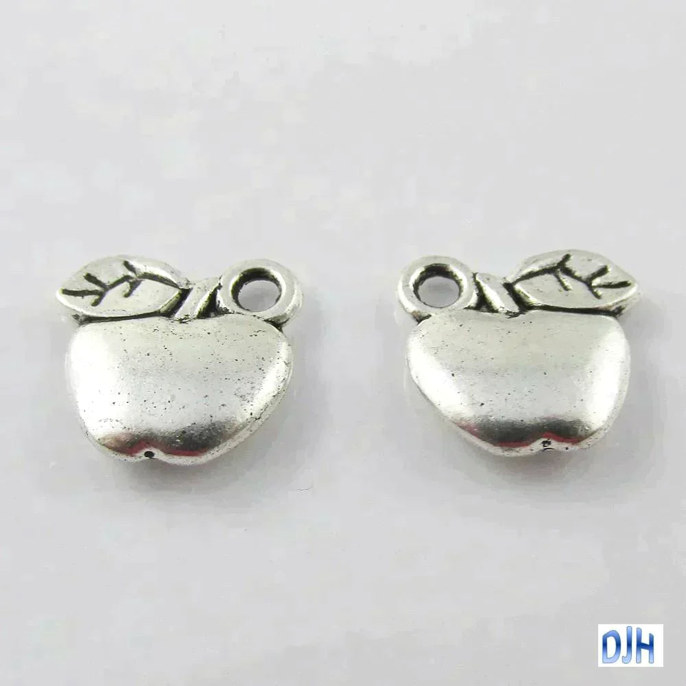 Bulk Apple Charm Pendant Teacher Fruit Healthy 11x11mm Select Qty
