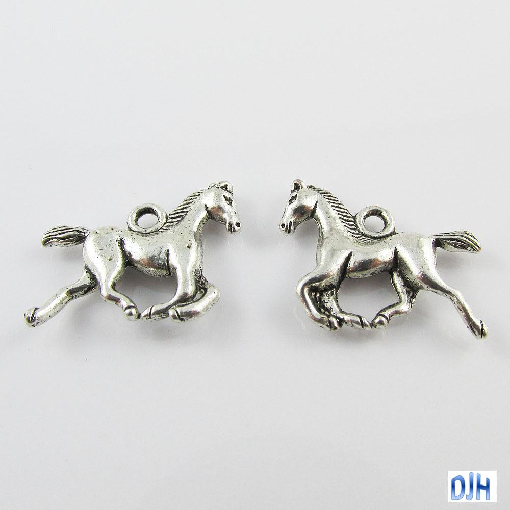 Bulk Horse Charm Pendant 15mm x 19mm Select Qty