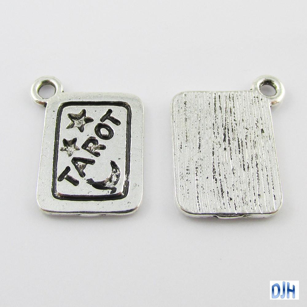 Bulk Tarot Card Charm Pendant Wicca Fortune Telling 8x14mm Select Qty