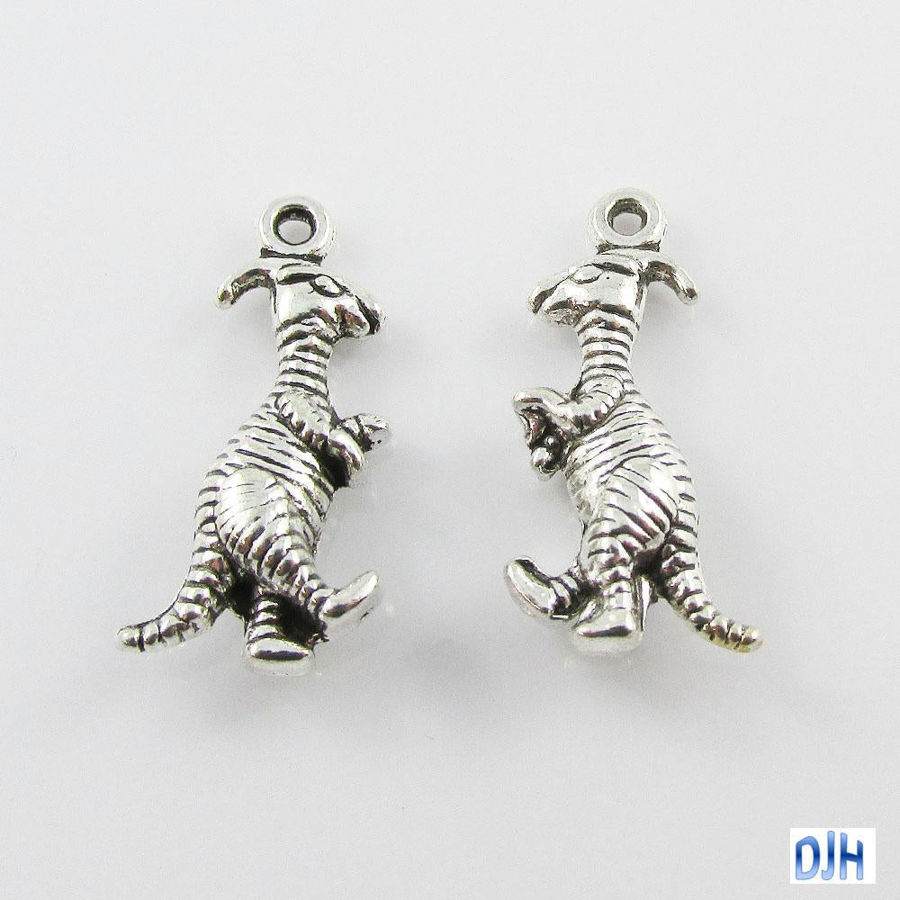 Bulk Walking Dinosaur Parasaurolophus Charm Pendant Select Qty