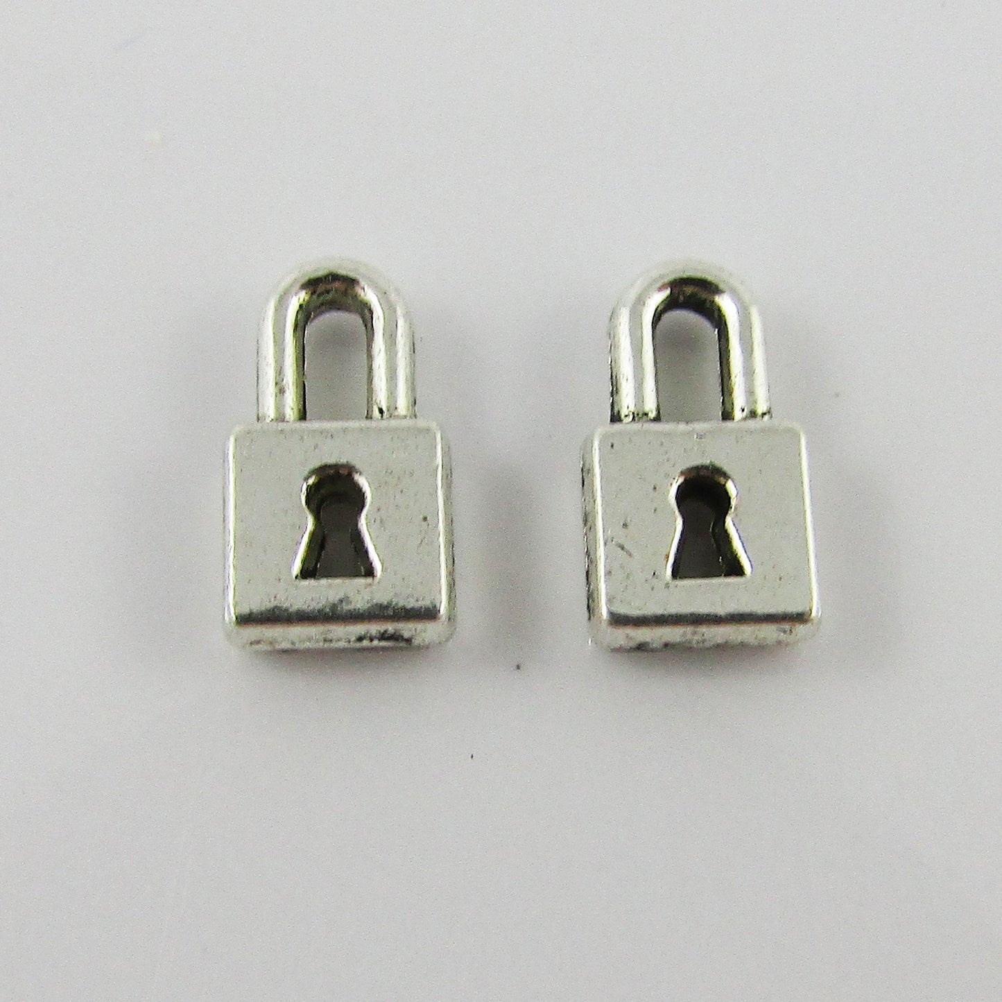 Bulk MINI Padlock Charm Pendant TINY Lock Charm Alloy 9x5mm Select Qty