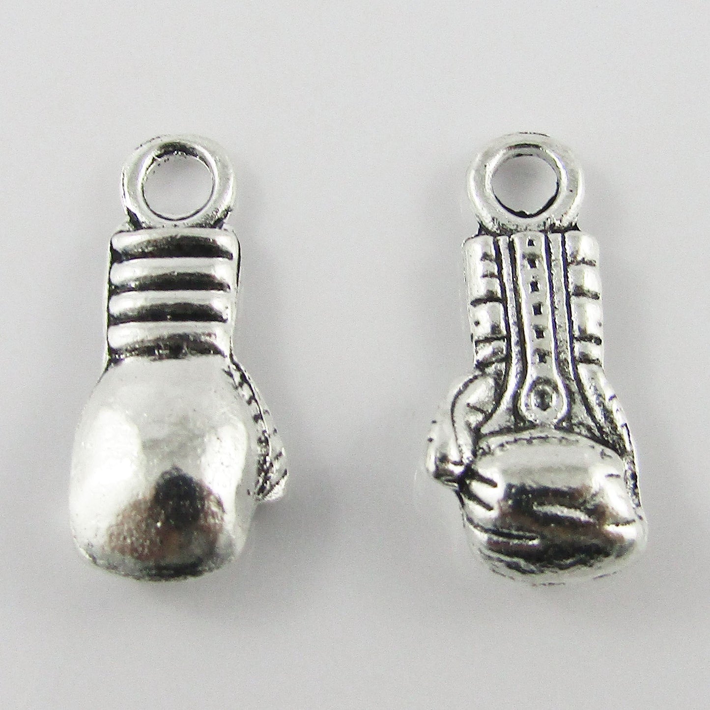 BULK 3D Boxing Glove Charm Pendant Fight Fitness Sports 21x10mm Select Qty