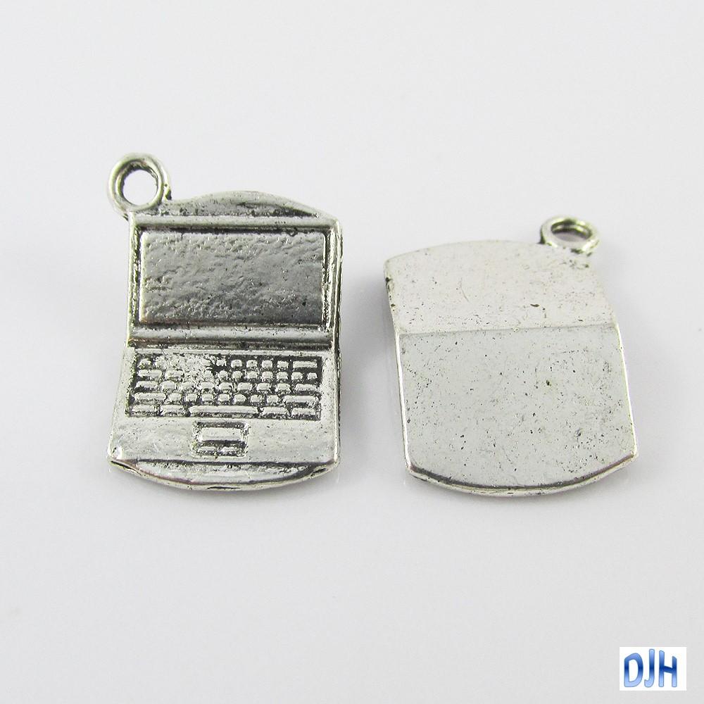 Bulk Notebook Computer Charm Laptop IT 21x15mm Select Qty