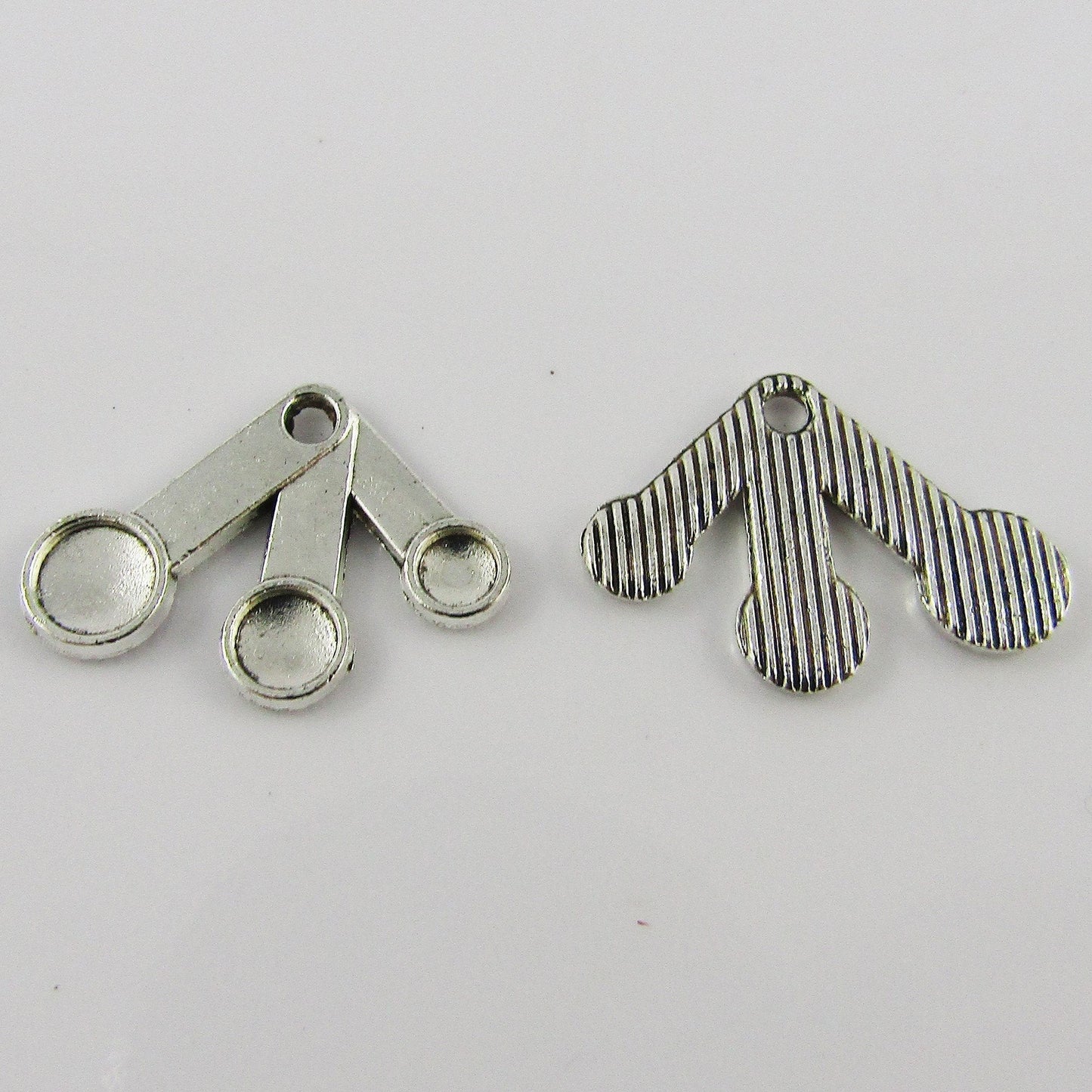 Bulk Measuring Spoons Charm Pendant Kitchen Utensil Alloy 14x20mm Select Qty