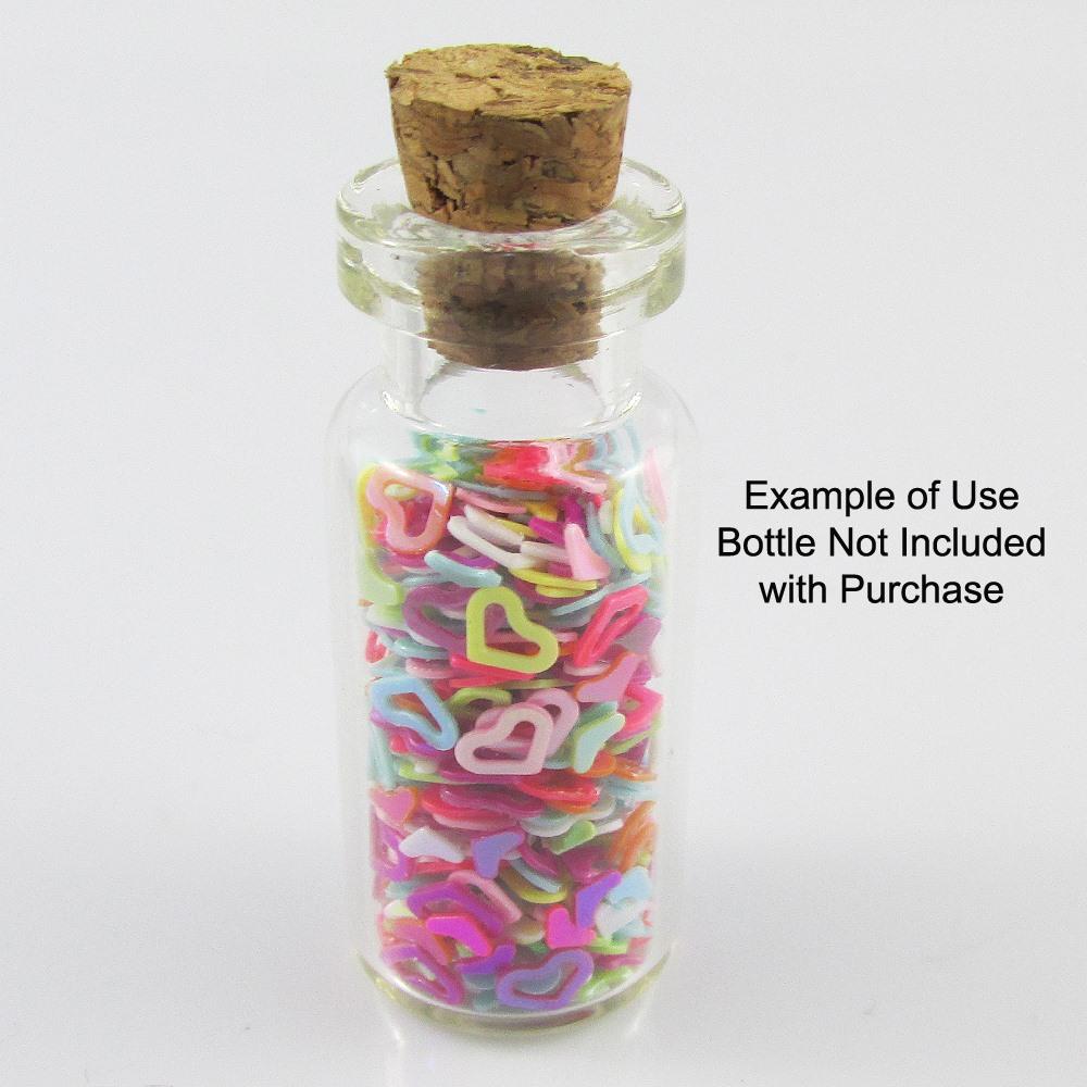 20g PVC Hollow Heart Confetti Sprinkles For Confetti Cards, Wish Bottles etc