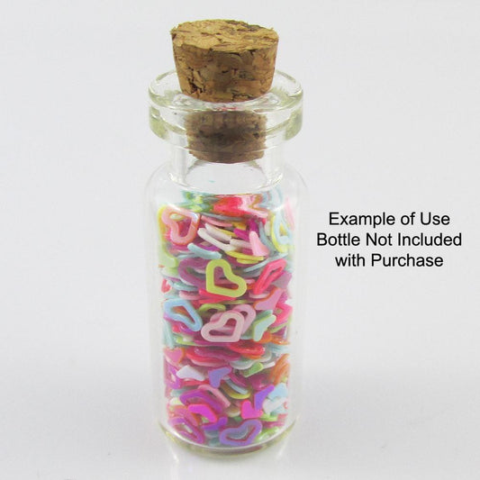 20g PVC Hollow Heart Confetti Sprinkles For Confetti Cards, Wish Bottles etc