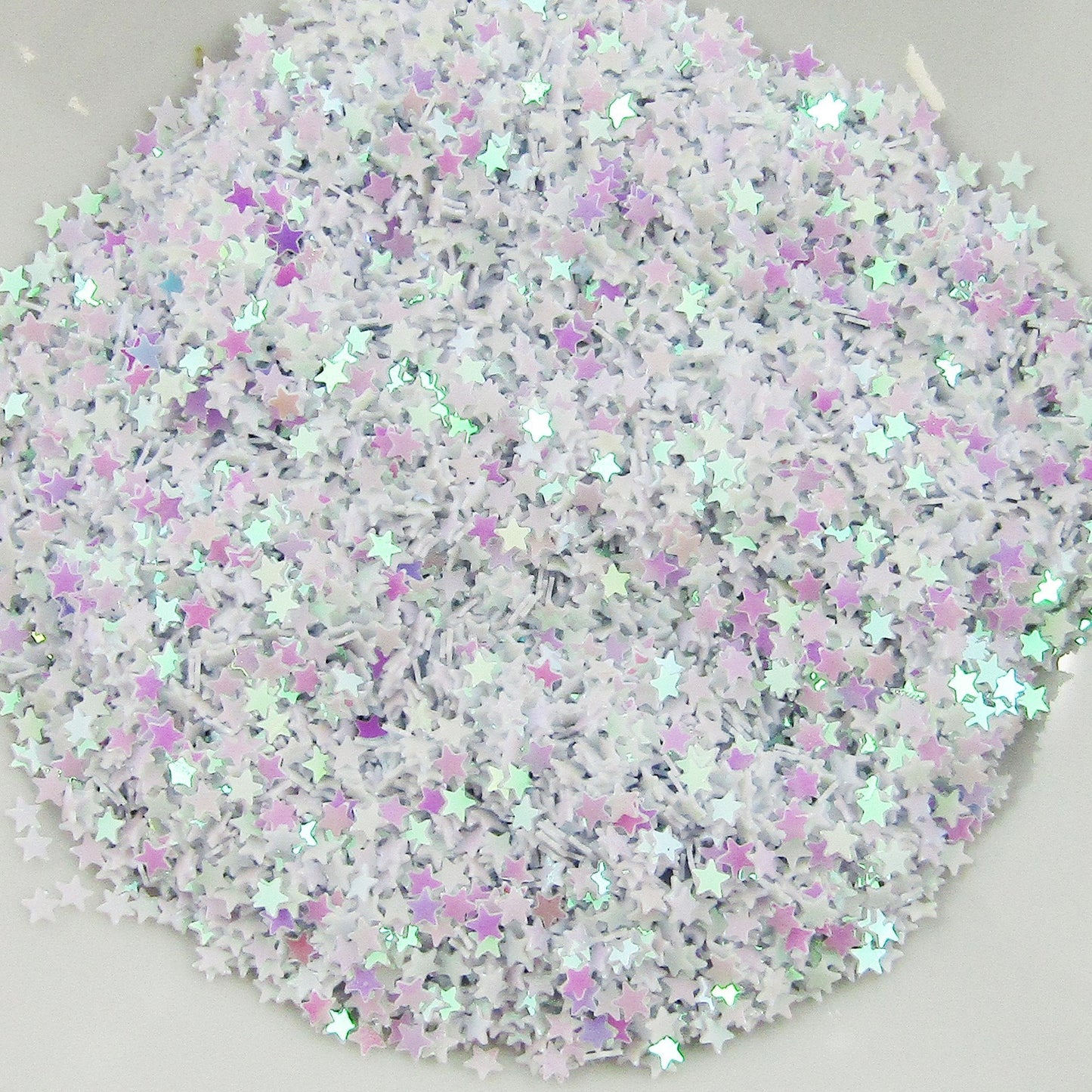20g AB Plated Teeny Tiny Star PVC Paillette Sprinkles Resin Shaker Cards etc