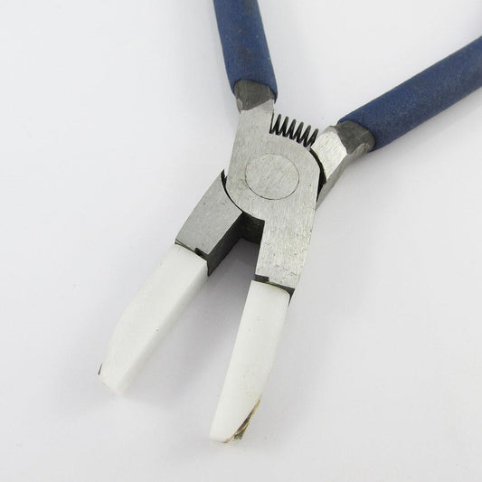 Craft & Jewellery Carbon Steel Flat Nose Pliers Plastic Coated Jaws 142mm