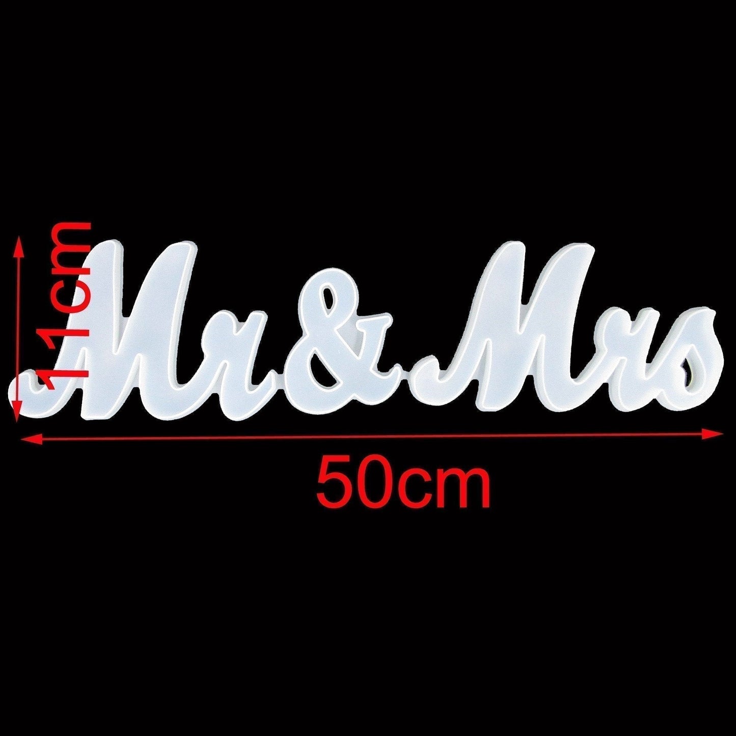 Mr & Mrs Couple Wedding Silicone Cast Mould for Epoxy Resin