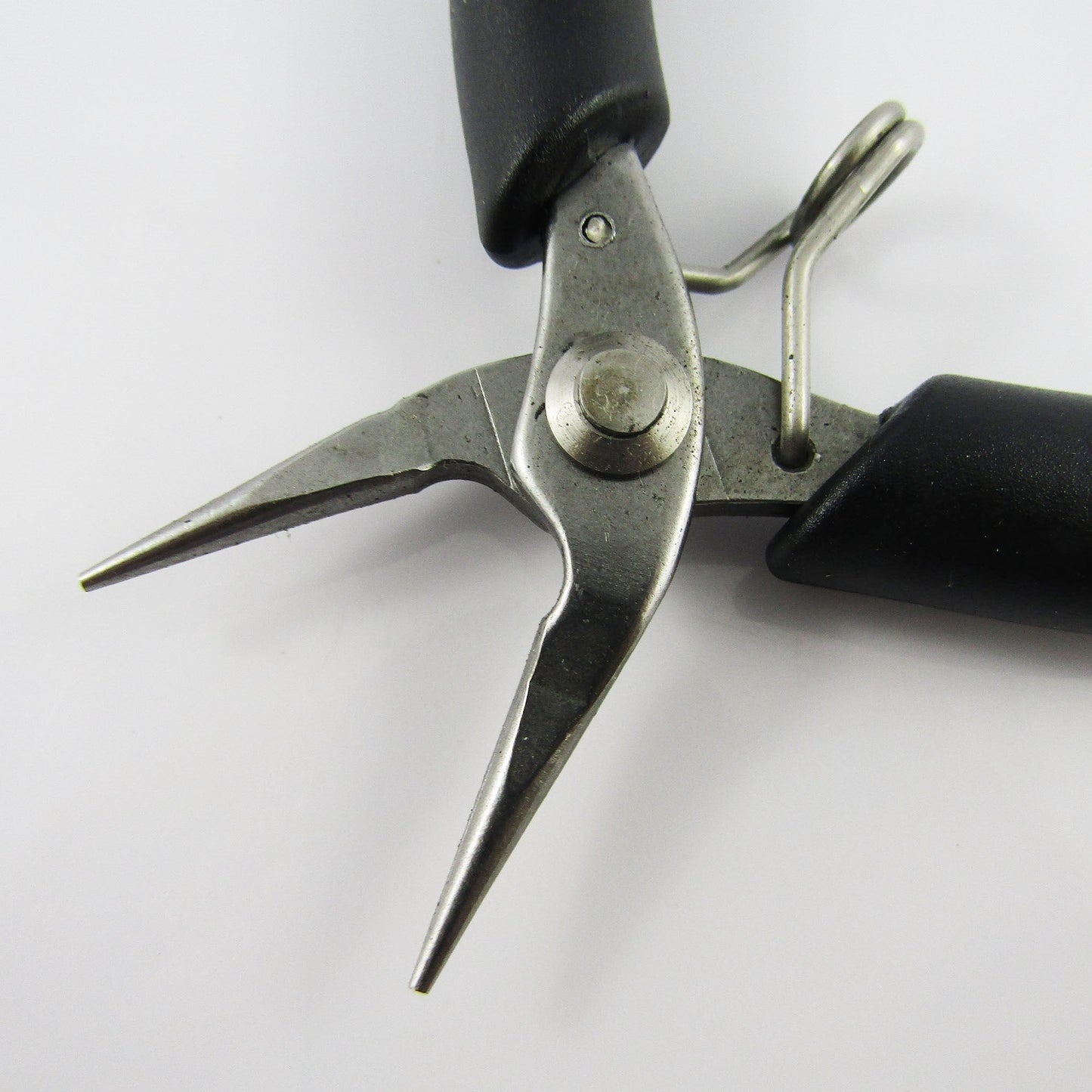 Craft & Jewellery Stainless Steel Spring Loaded Mini Chain Nose Pliers 100mm