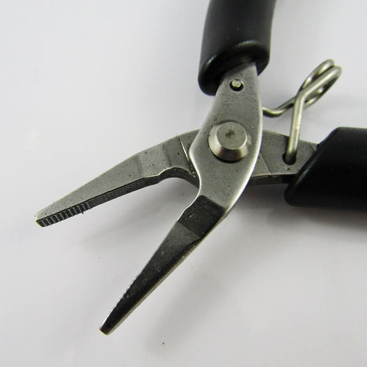 Craft & Jewellery Stainless Steel Spring Loaded Mini Flat Nose Pliers 100mm