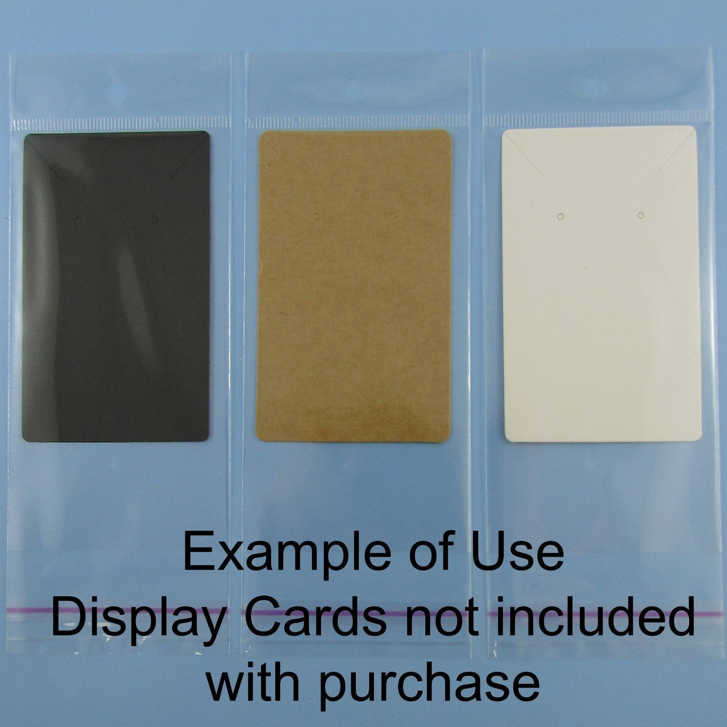 100 x Bulk OPP Cellophane Self Sealing Hanging Display Bags 175mm x 70mm