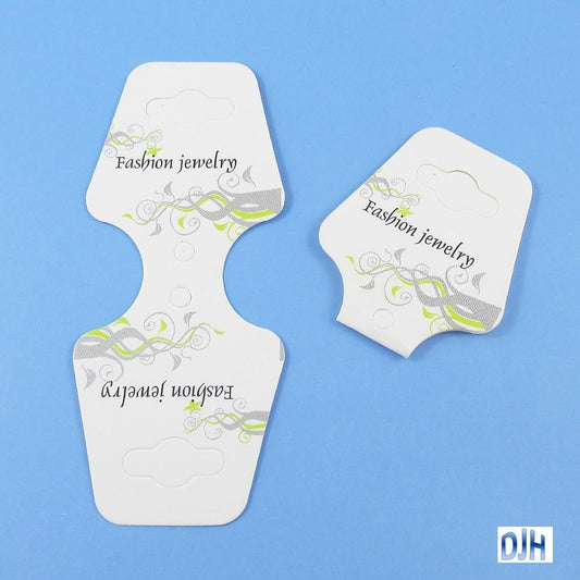 Bulk 25pk Bracelet Necklace Jewellery Hanging Display Card Select from 4 Designs