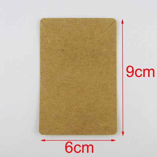 Bulk 40pc Earring Necklace Jewelry Hanging Display Card 90x60mm select colour