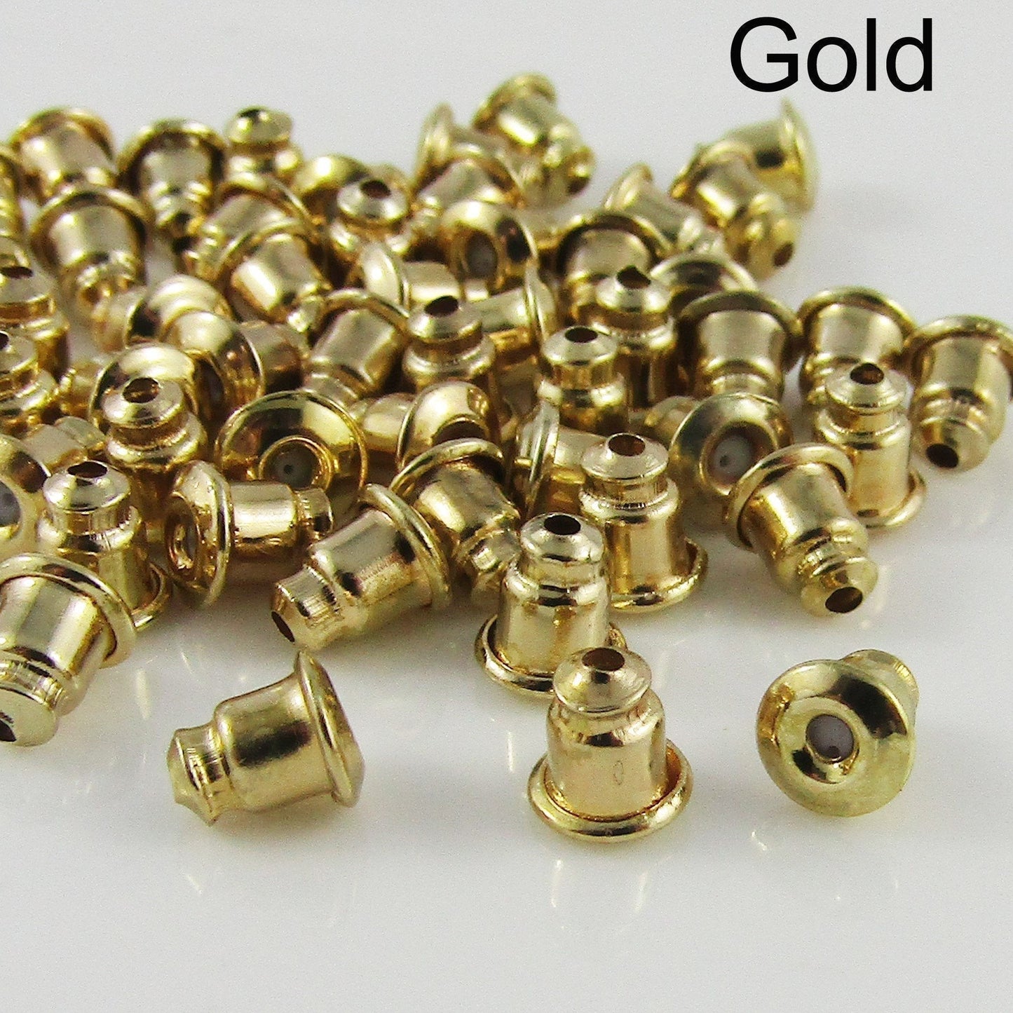 Bulk 20pcs (10pair) DIY Barrel Earnut Earring Back Stoppers 5x5mm Pick Colour
