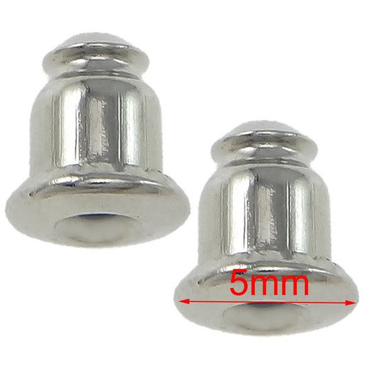 Bulk 20pcs (10pair) DIY Barrel Earnut Earring Back Stoppers 5x5mm Pick Colour
