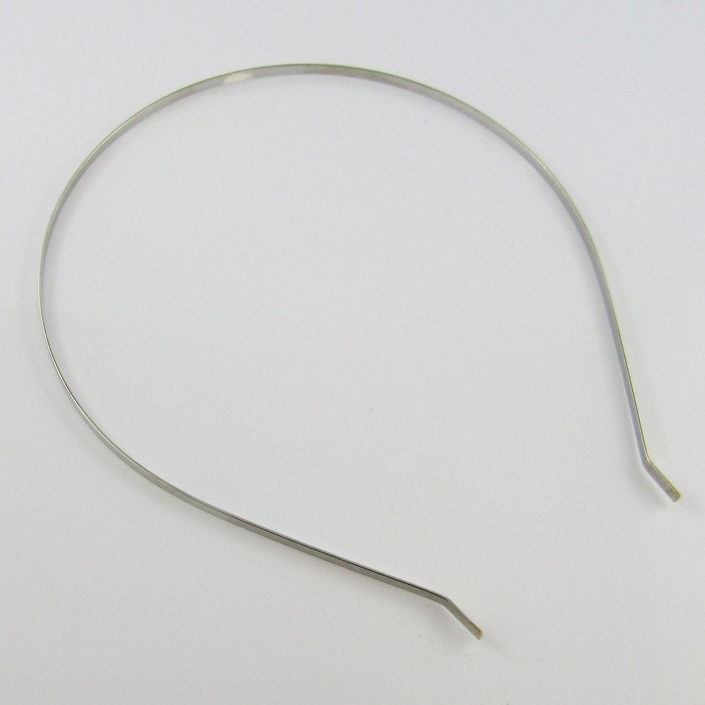 Bulk 10pcs DIY Metal Alice Head Band 3mm x Approx 380mm Platinum Colour