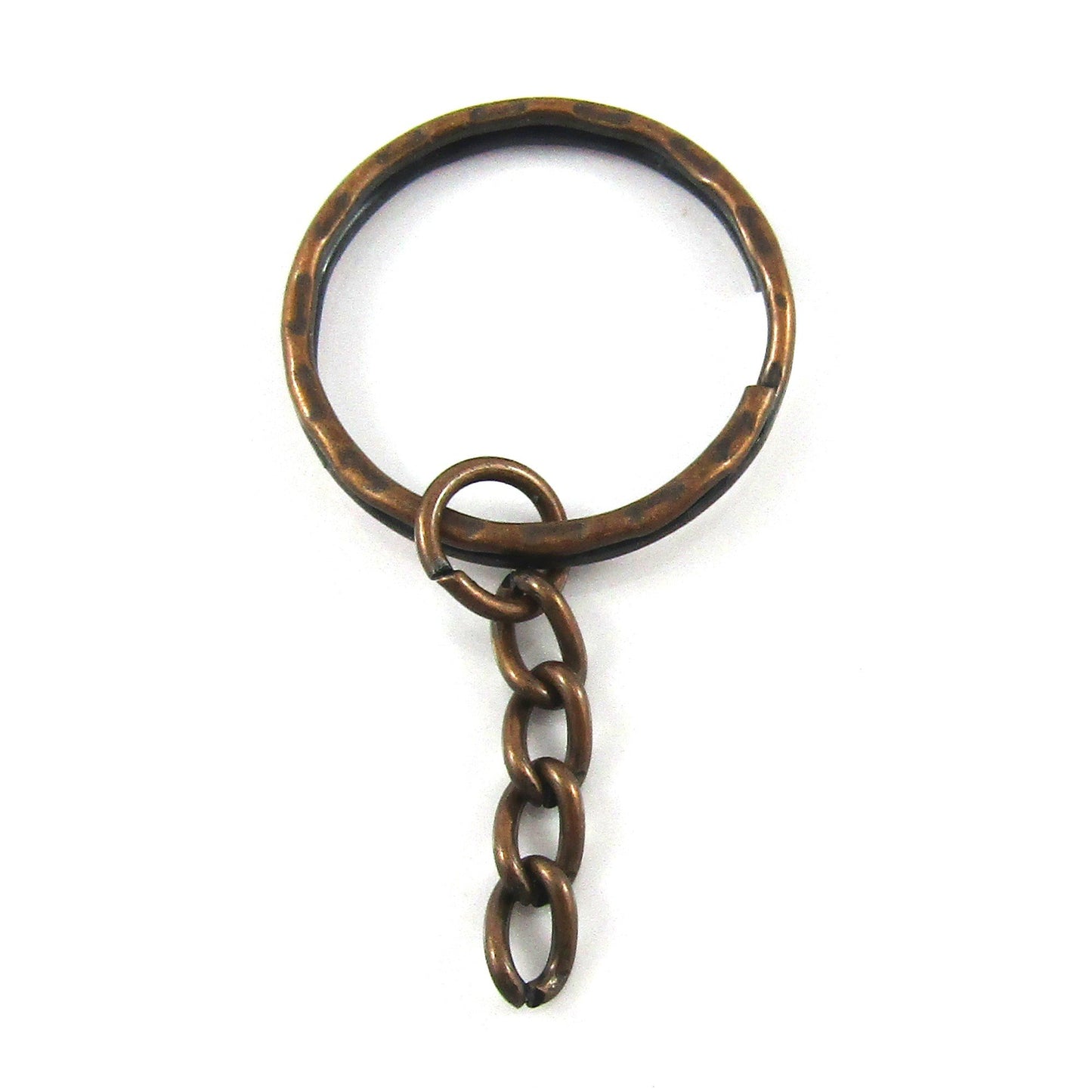 Bulk Key Ring Keychain Findings Split Ring Keyring Craft Beading Antique Copper