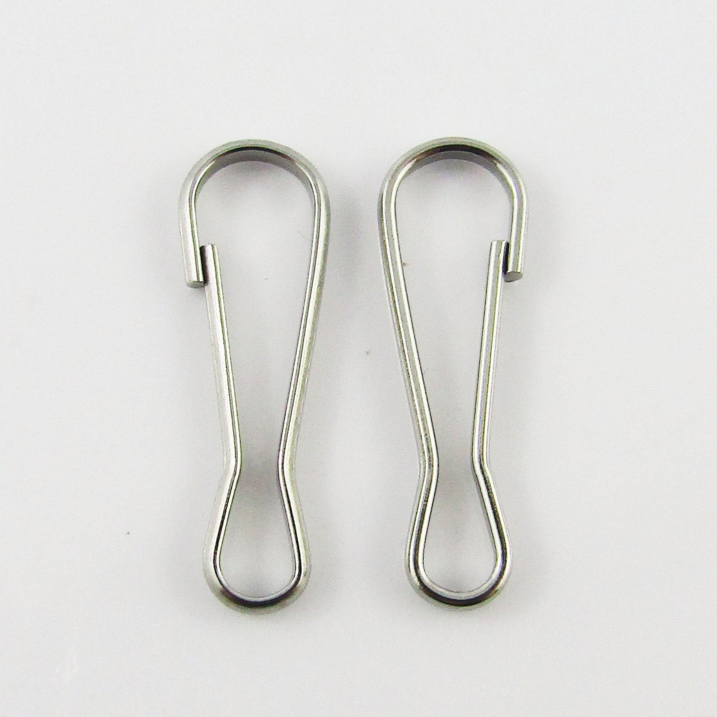 Bulk x20 Split Key Clasp Key Ring Keychain Finding 201 SSteel Select Size