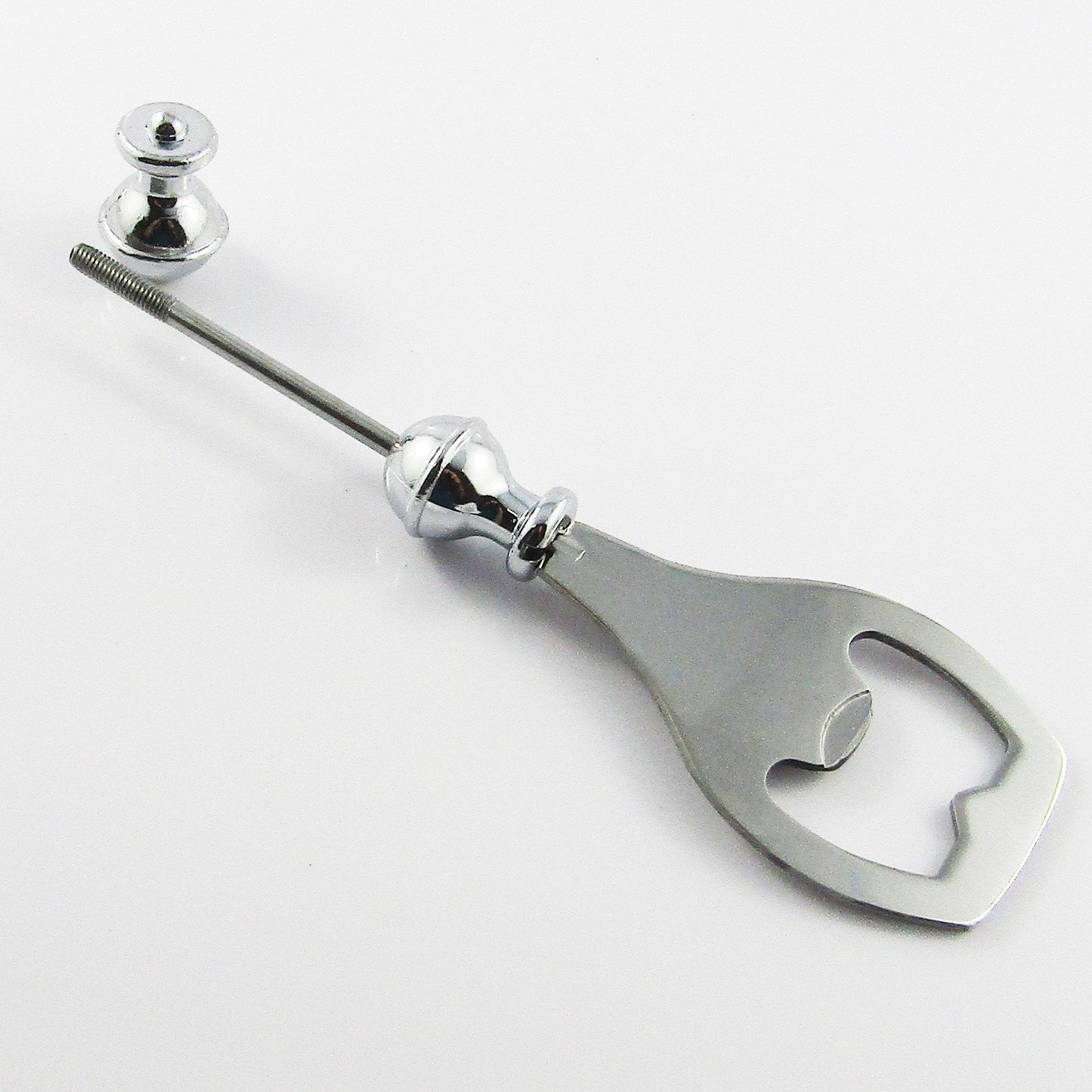 Blank DIY Beadable Bottle Opener Stainless Steel & Alloy 145x37mm
