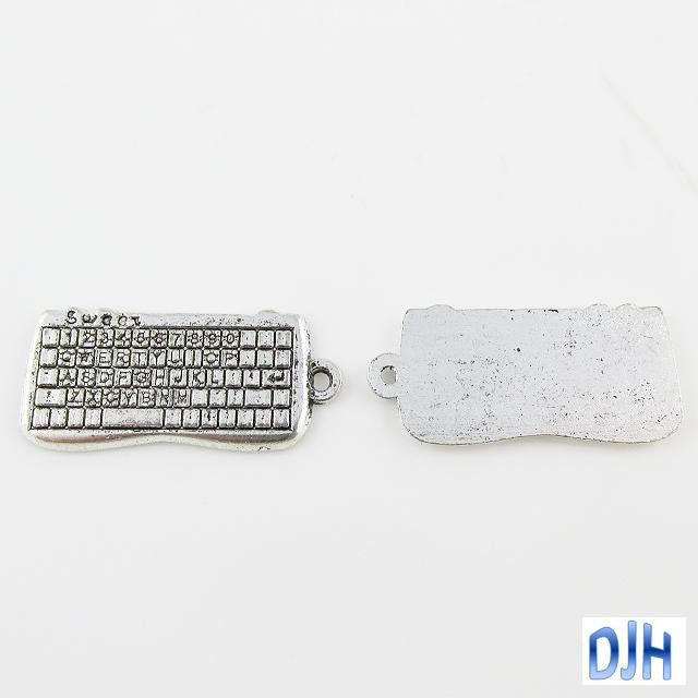 Bulk Computer Keyboard Charm Pendant IT Gaming Select Qty