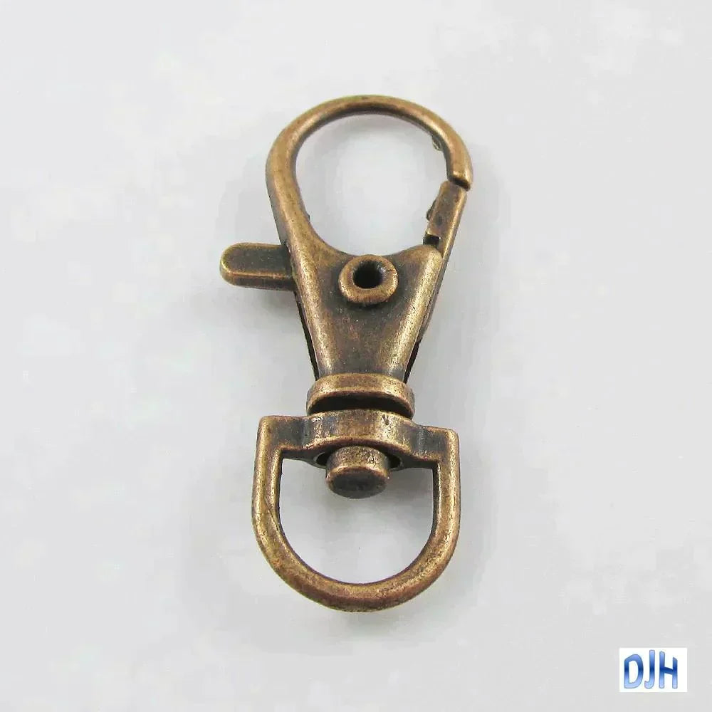 5pk Swivel Lobster Clasp 37x15x4mm Hole 8.5x6mm Select Colour