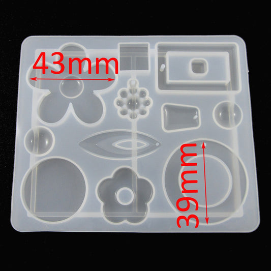 Mixed Pendant Shapes Silicone Mould UV or Epoxy Resin