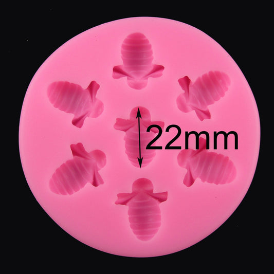 Bumblebee Bees Silicone Mould FOOD GRADE Chocolate Clay or Resin