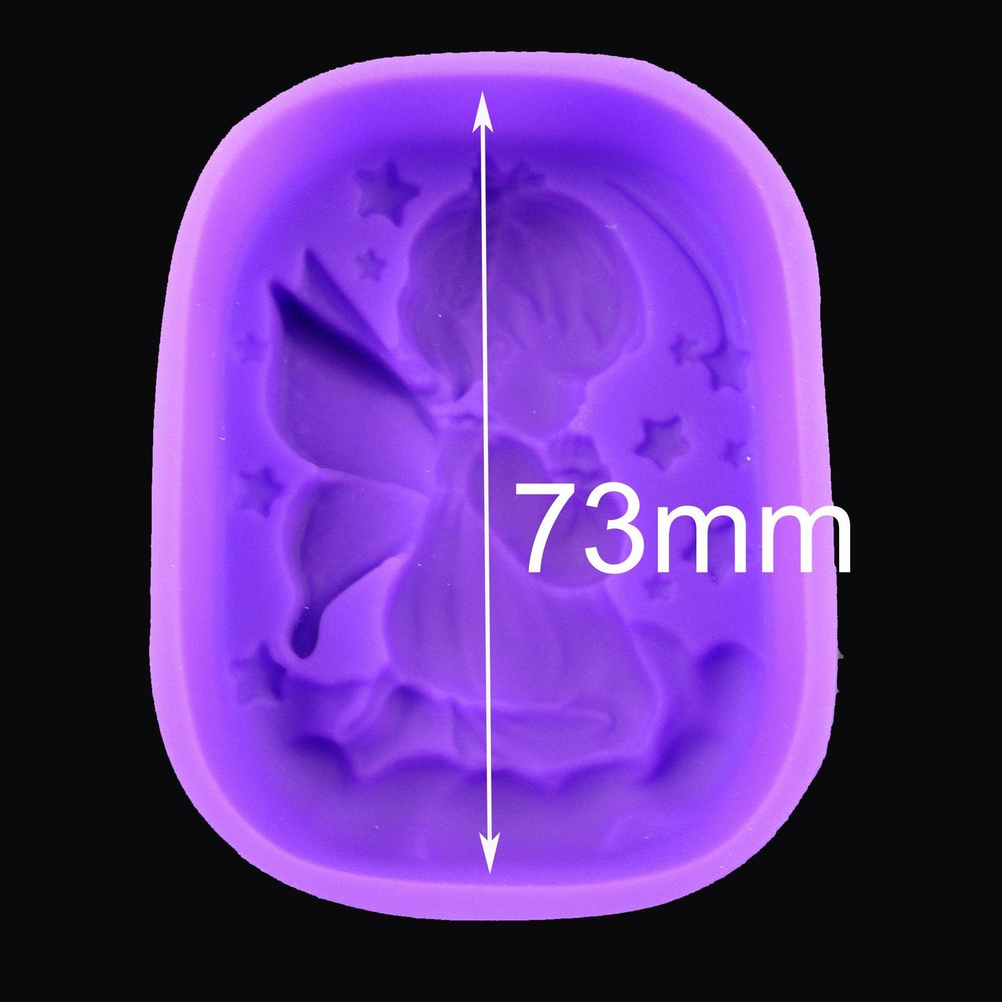 Cupid Angel Girl Silicone Mould FOOD GRADE Chocolate Soap UV or Epoxy Resin