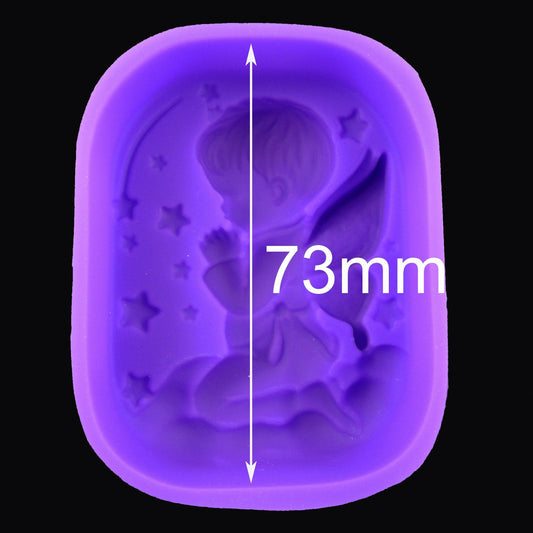 Cupid Angel Boy Silicone Mould FOOD GRADE Chocolate Soap UV or Epoxy Resin