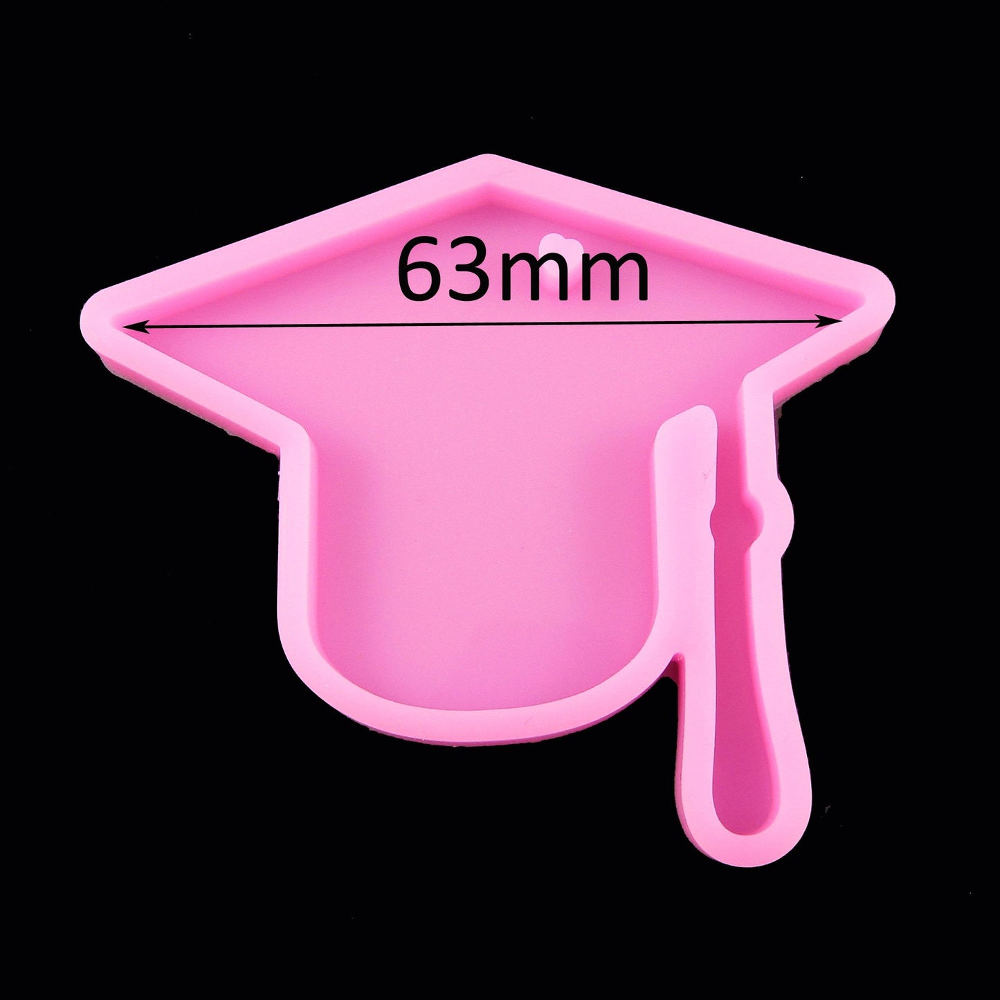 Graduation Cap Pendant Keychain Silicone Mould UV or Epoxy Resin