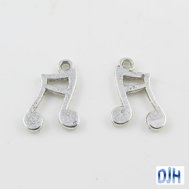 Bulk Music Note Charm Pendant Select Qty