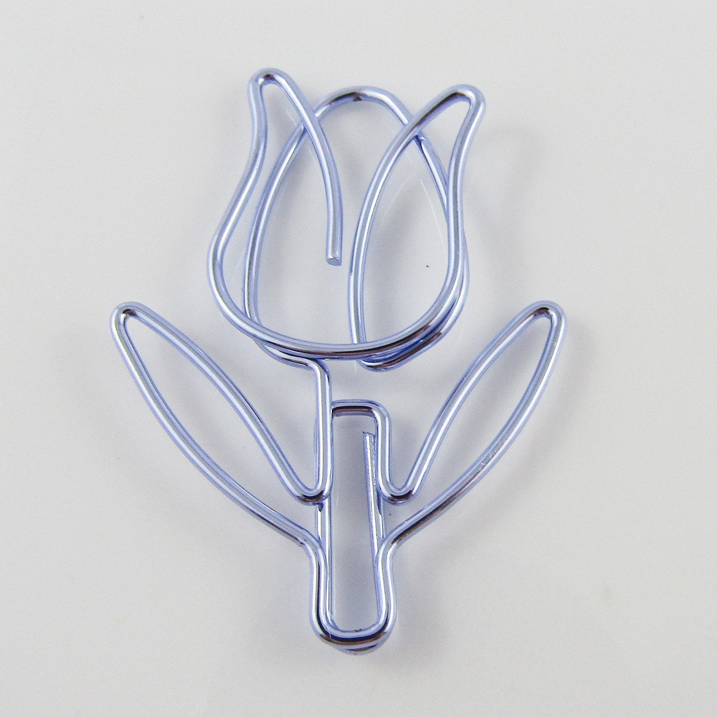 6pcs Tulip Novelty Paper Clip Photo Clip 29x40mm Journal Scrapbook
