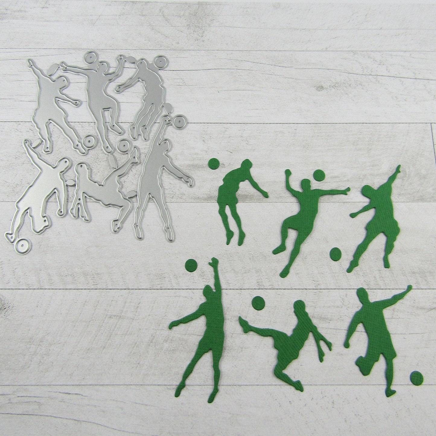 Soccer Ball Cutting Die Carbon Steel Sports Scrapbooking Card Making etc