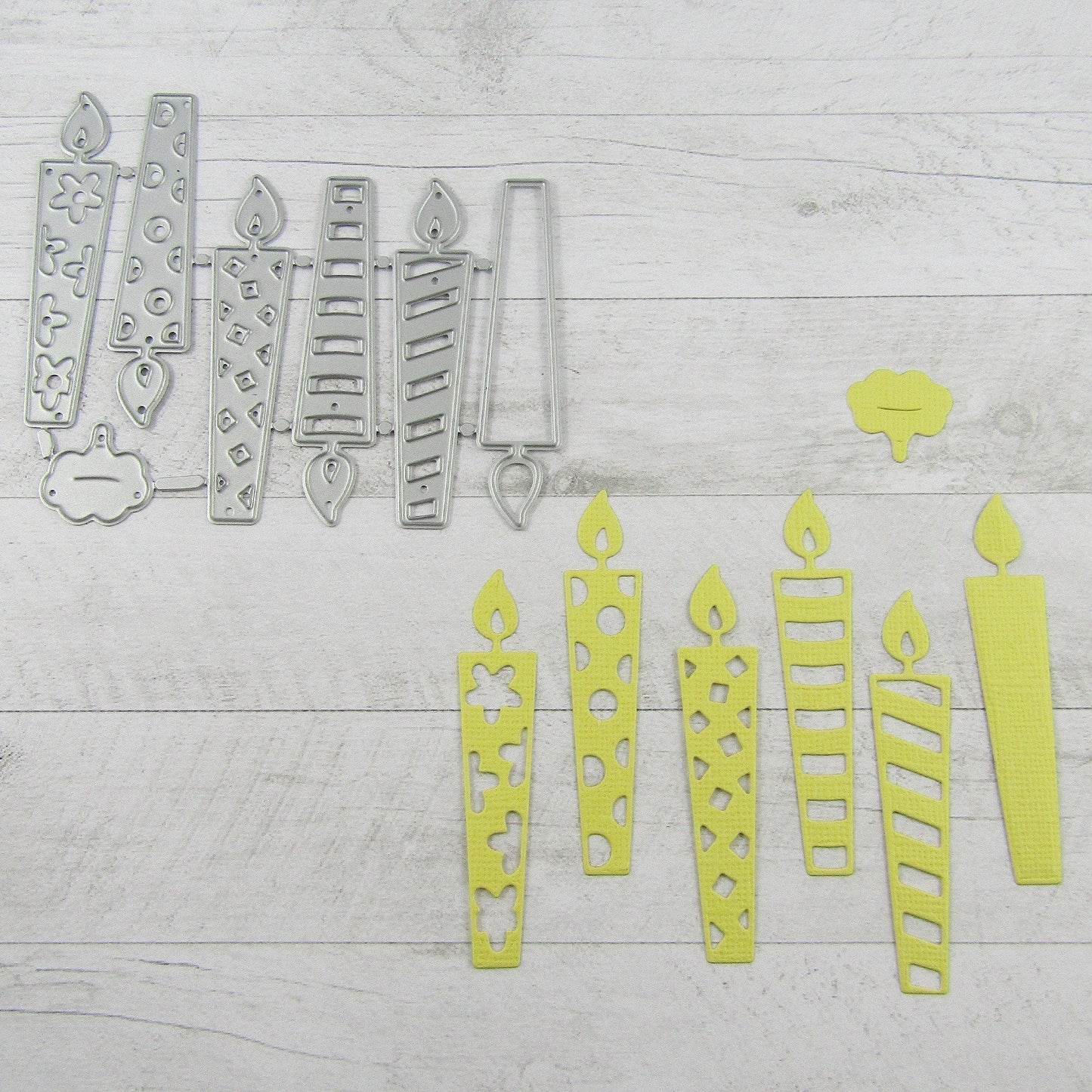 Birthday Candles Cutting Die Carbon Steel Scrapbooking Card Making etc