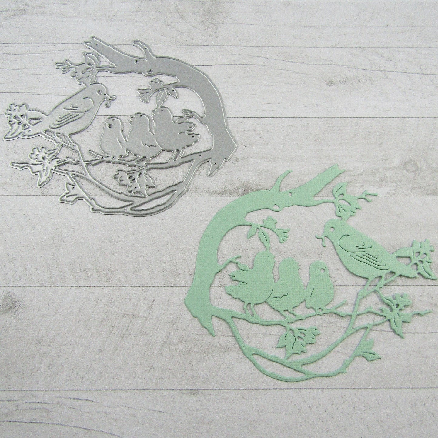 Mother Baby Birds Nest Cutting Die Carbon Steel Scrapbooking Card Making etc