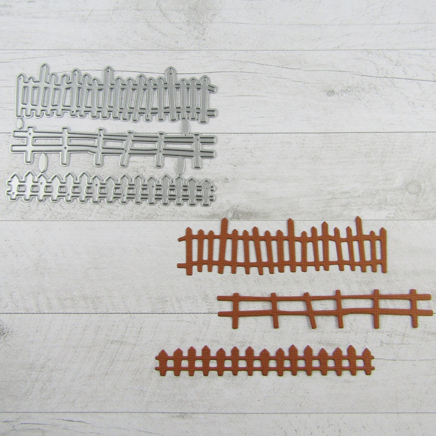 Wooden Fences Cutting Die Carbon Steel Scrapbooking Card Making etc