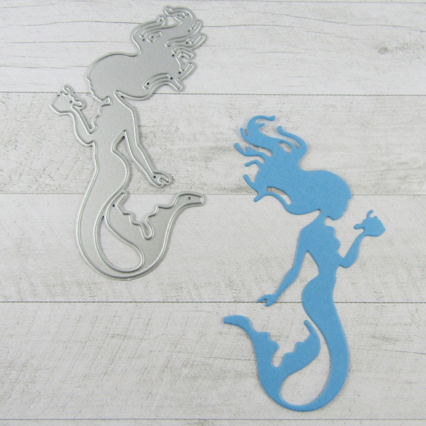 Mermaid Cutting Die Carbon Steel Scrapbooking Card Making etc