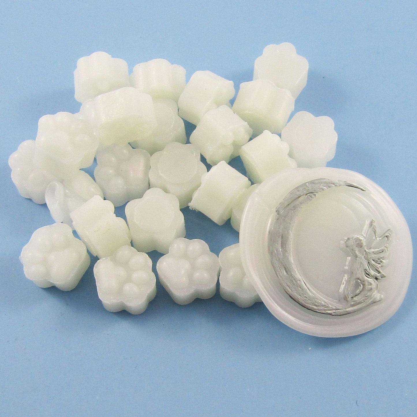 100pcs Pearl White Sealing Wax Melt Particles for Wax Seals Wedding Card Journal