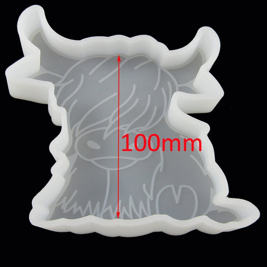Highland Cow Silicone Mould Soap Candle UV or Epoxy Resin