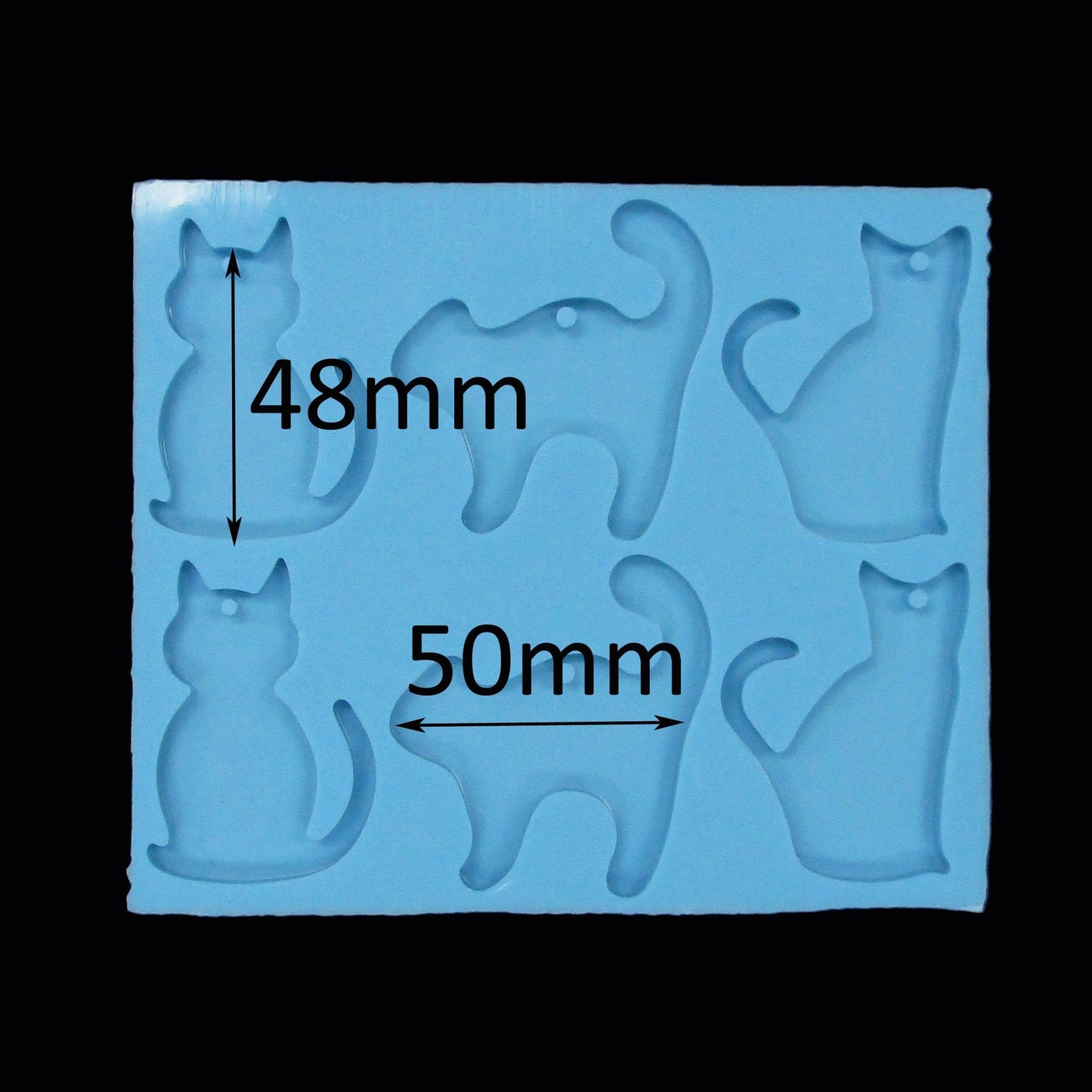 Cat Pendant Earring Necklace Pendant Silicone Mould UV or Epoxy Resin