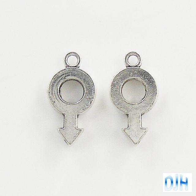 Bulk Male Symbol Charm Pendant Select Qty