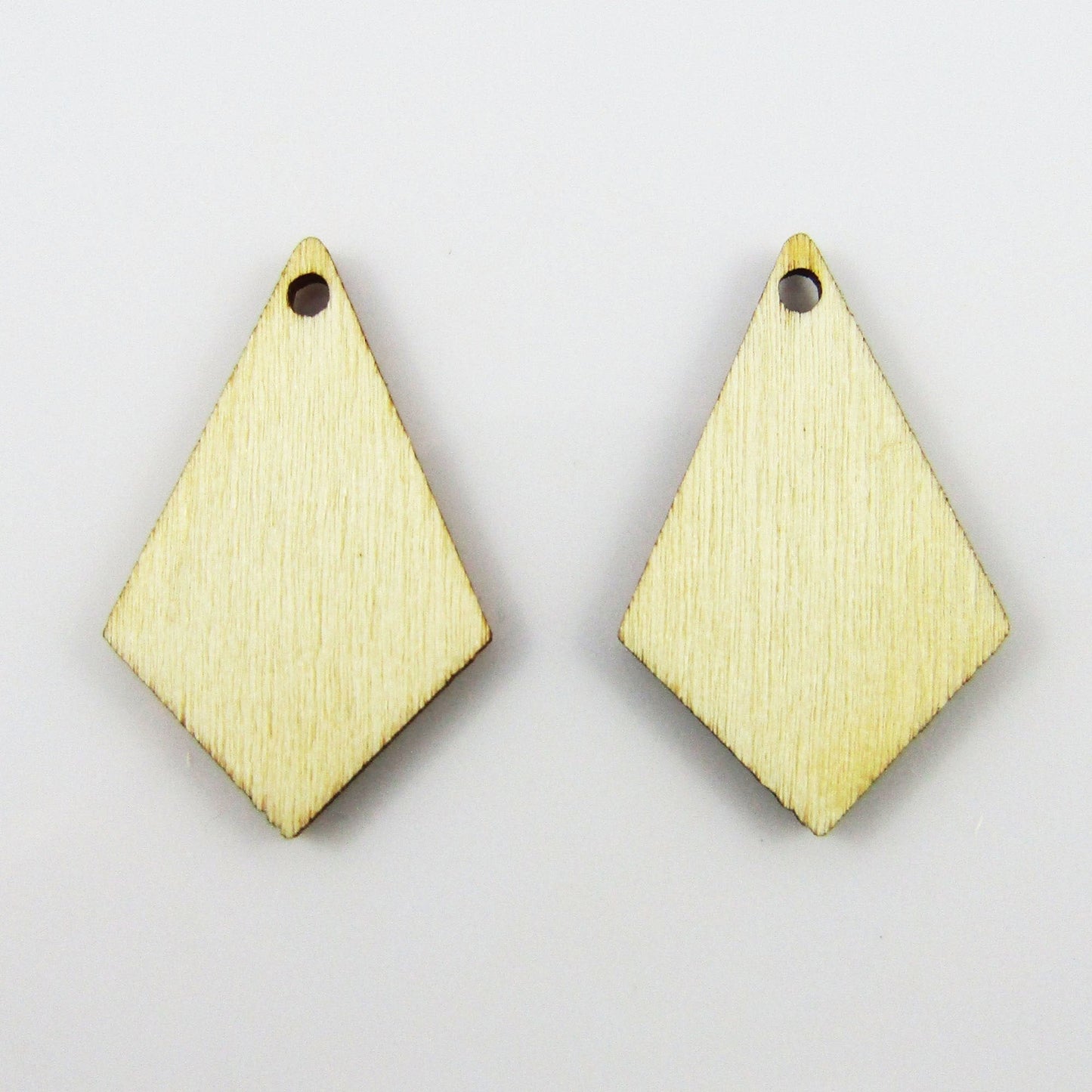 Bulk 10pcs Kite Unfinished Wood Charm Pendant Natural 25x17mm
