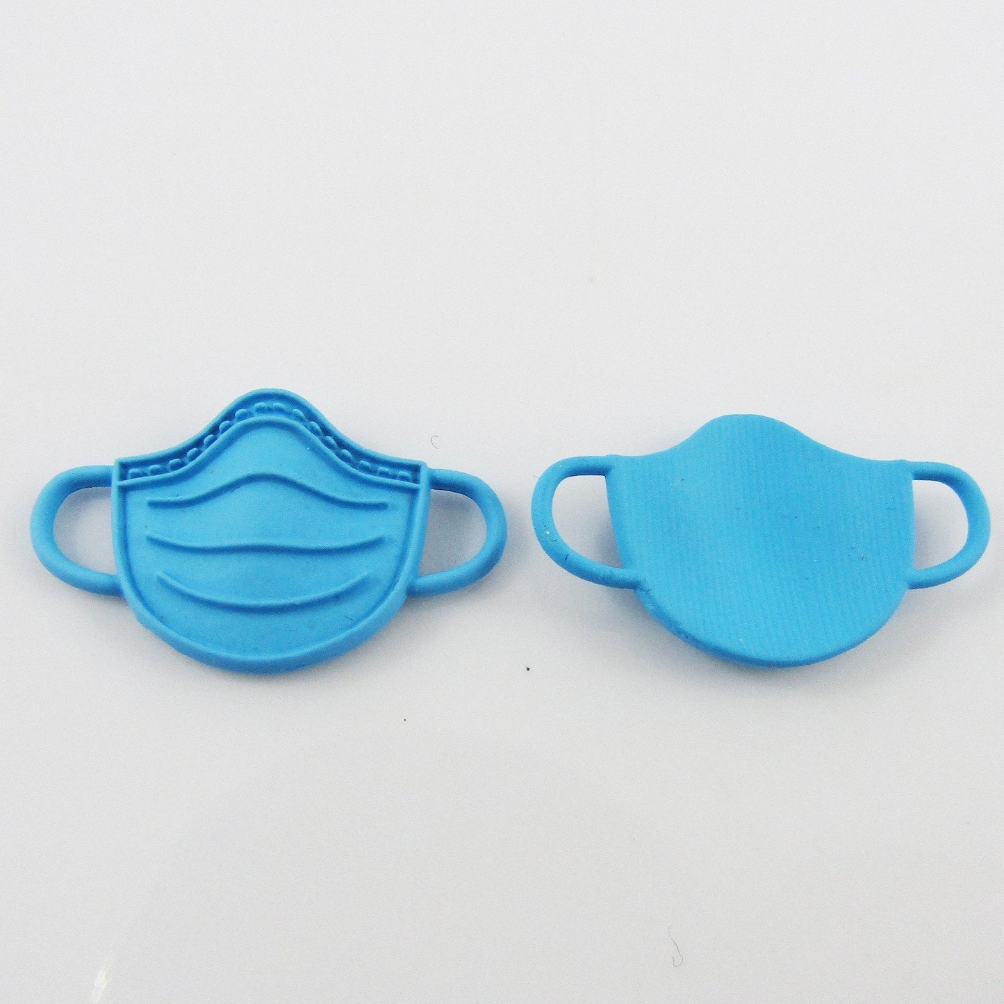 Bulk Face Mask Charm Connector Painted Enamel 14x23mm Select Qty