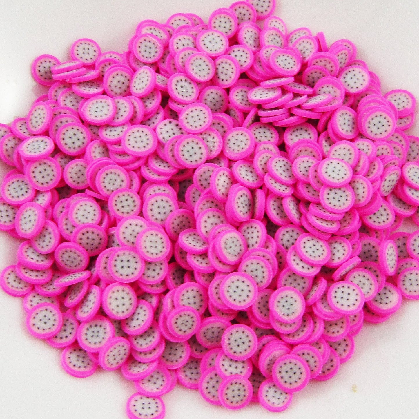 20g Fruit Dragonfruit Polymer Clay Wafer Sprinkles Resin Mix-in Shaker Cards etc