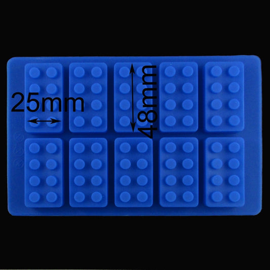 DIY Rectangle Building Brick FOOD GRADE Silicone Mould Chocolate Fondant Soap