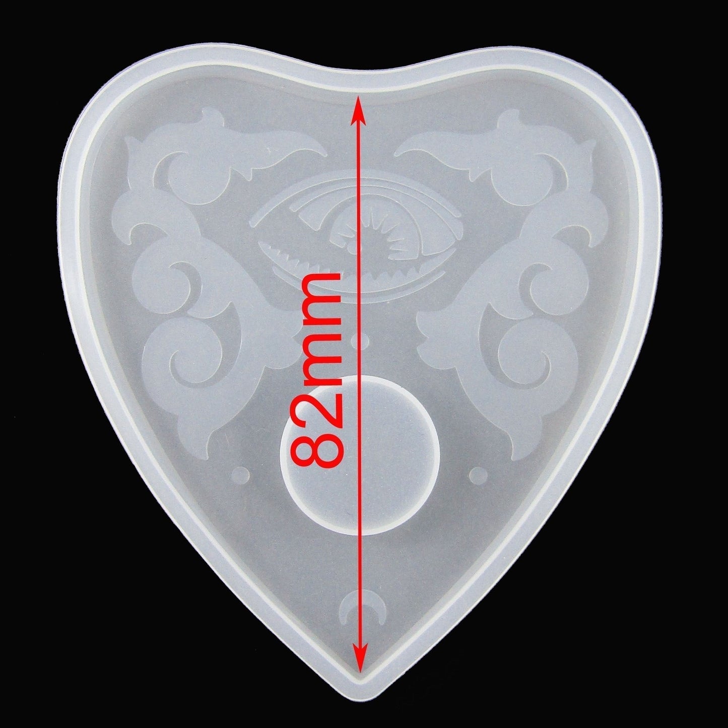 All Seeing Eye Ouija Planchette Silicone Casting Mould for Epoxy Resin