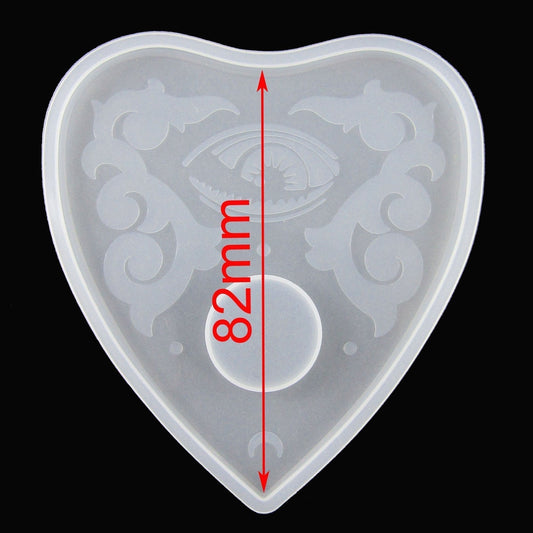 All Seeing Eye Ouija Planchette Silicone Casting Mould for Epoxy Resin