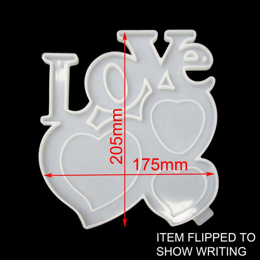 Mother's Day Love Picture Frame Silicone Casting Mould for Epoxy Resin